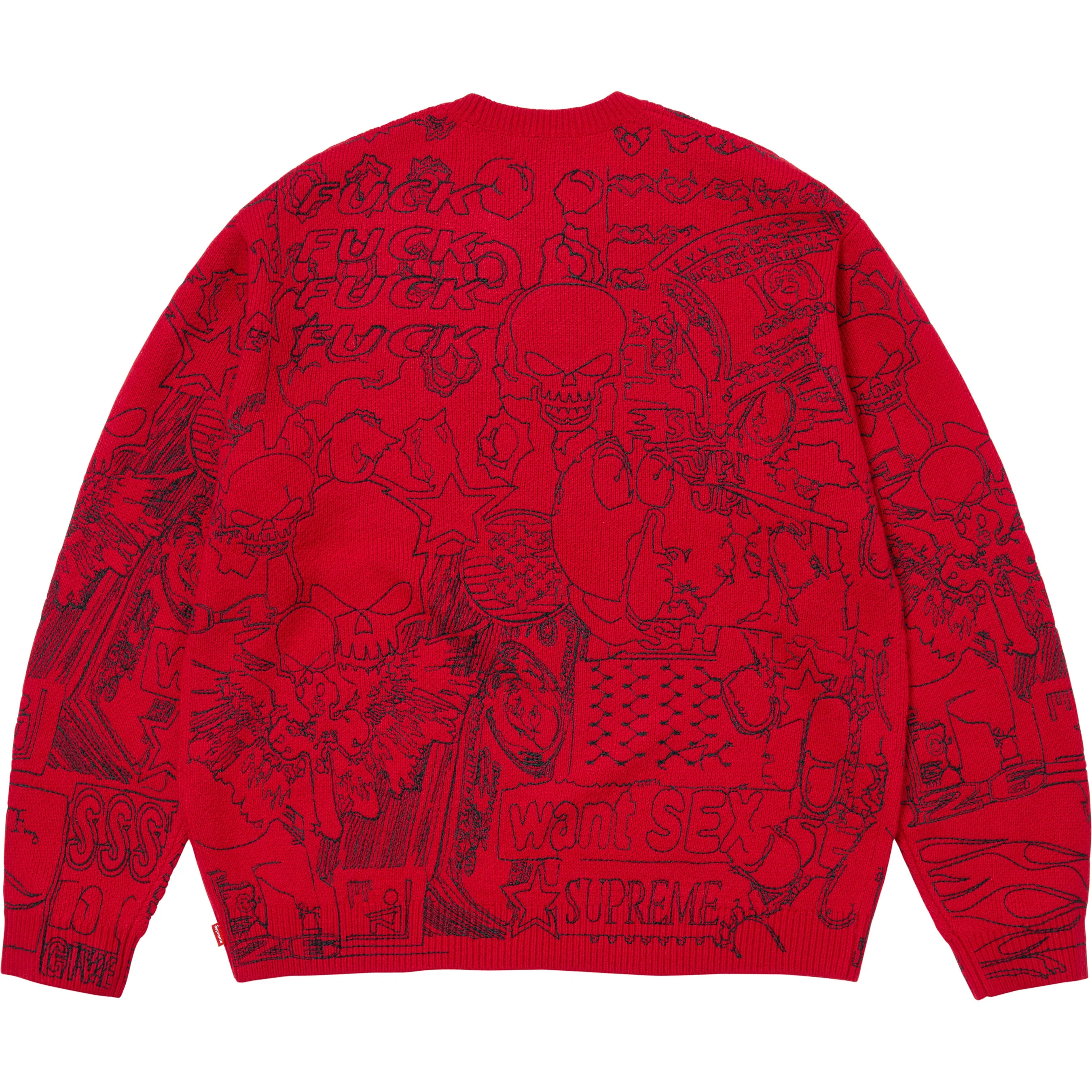 Collage Embroidered Sweater view 5